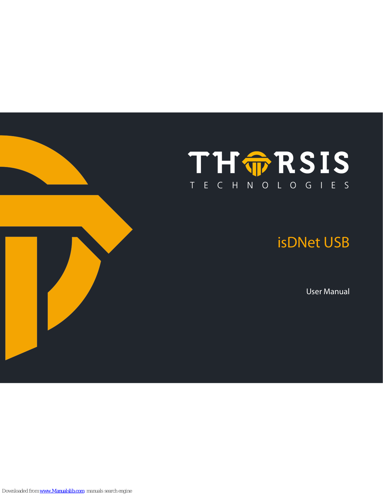 Thorsis Technologies isDNet USB User Manual