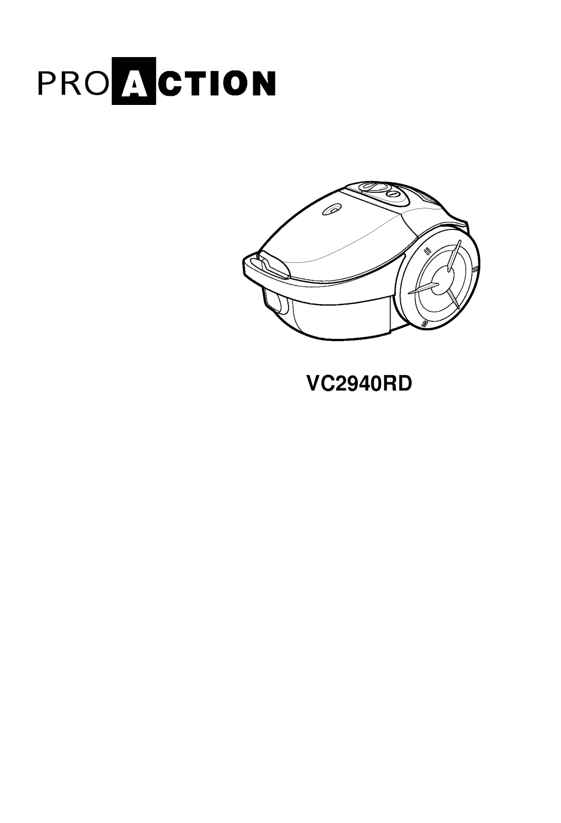 LG VC2940RD User Manual