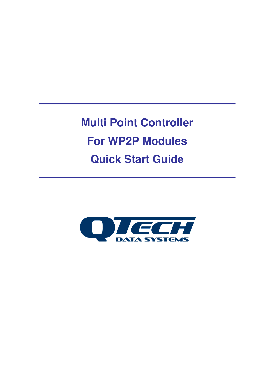 QTech Multi Point Controller  System User Manual