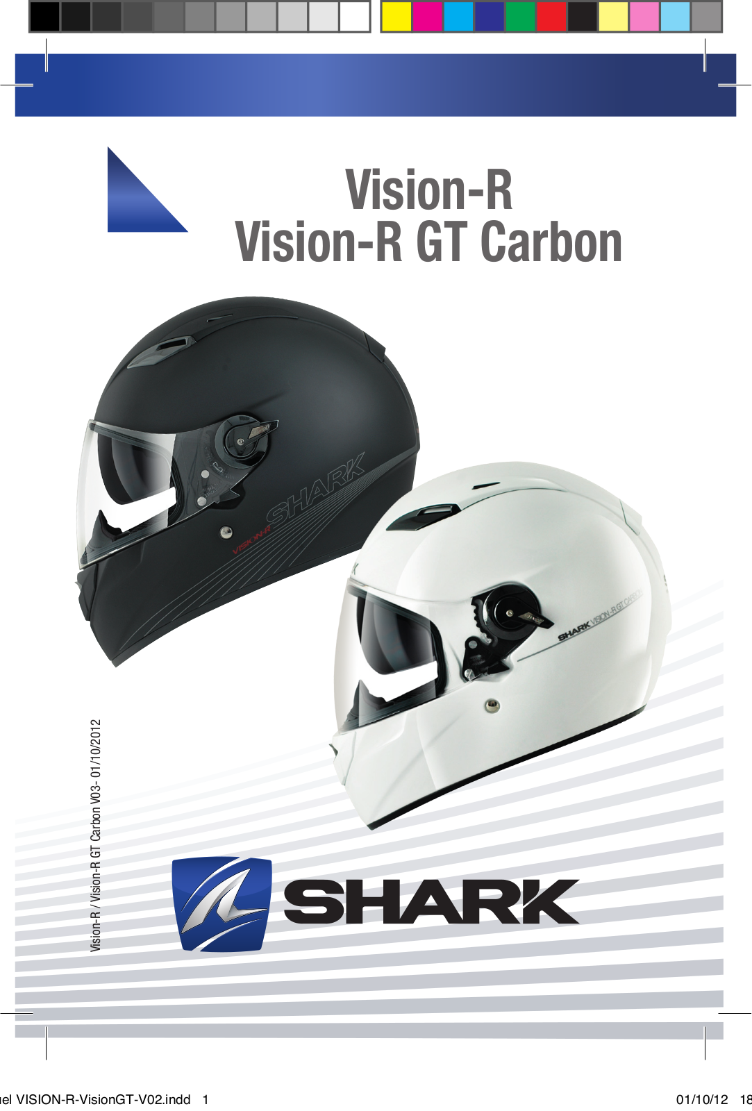 Shark Vision-R, Vision-R GT Carbon User Manual