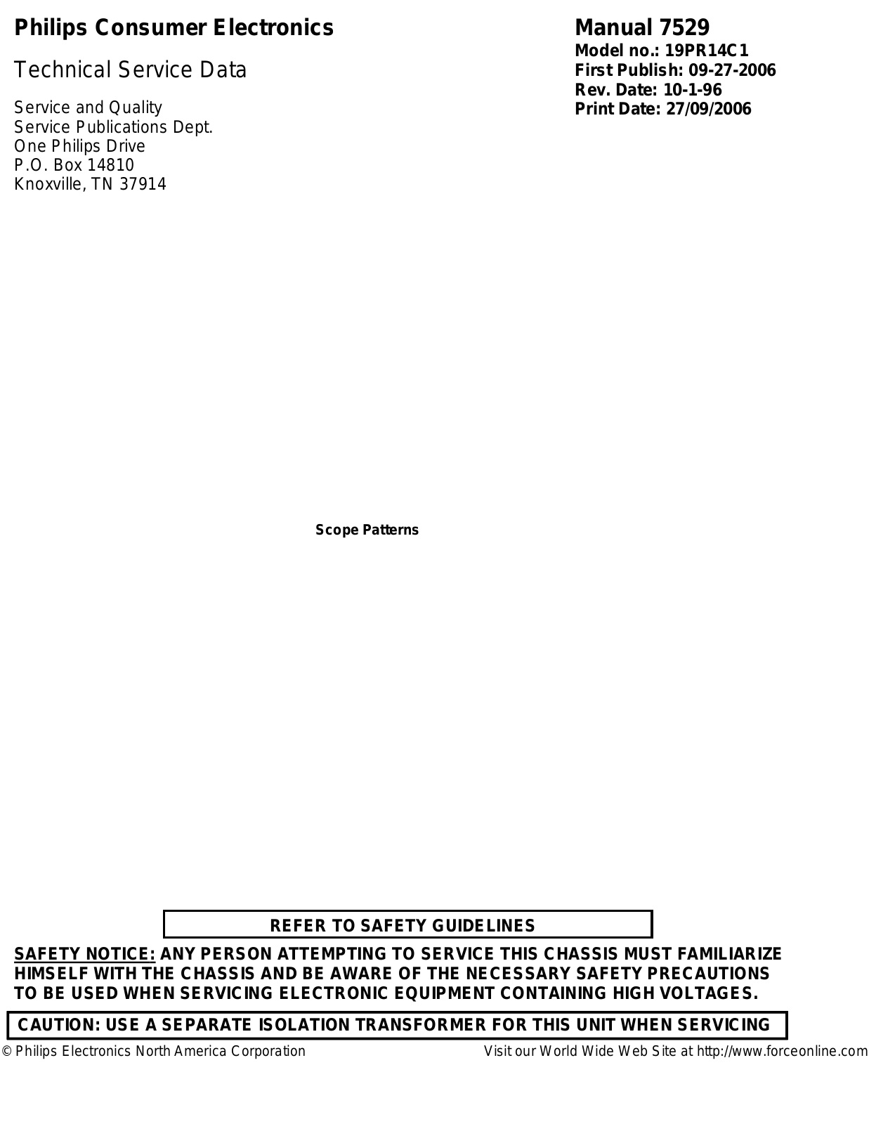 Magnavox 19PR14C1, P6.2 Schematic