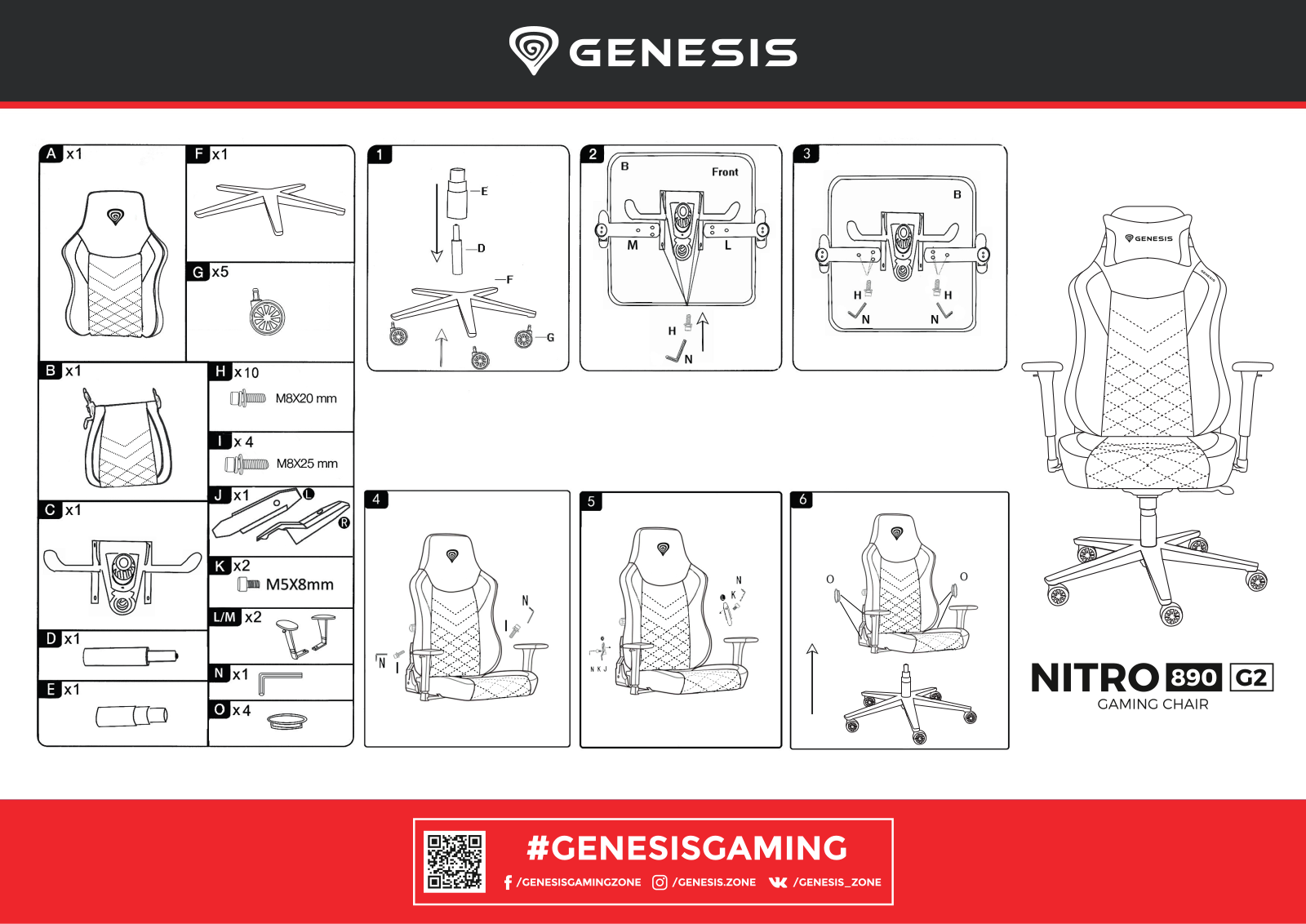 GENESIS Nitro 890 G2 User guide - ManualMachine.com