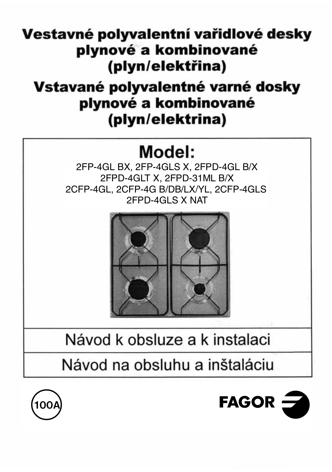 Fagor 2FPD-4GLSX User Manual