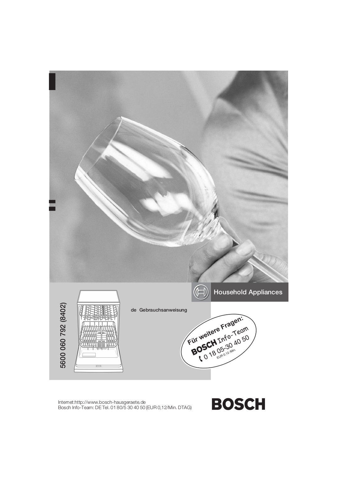 Bosch SGV09T03EU User Manual