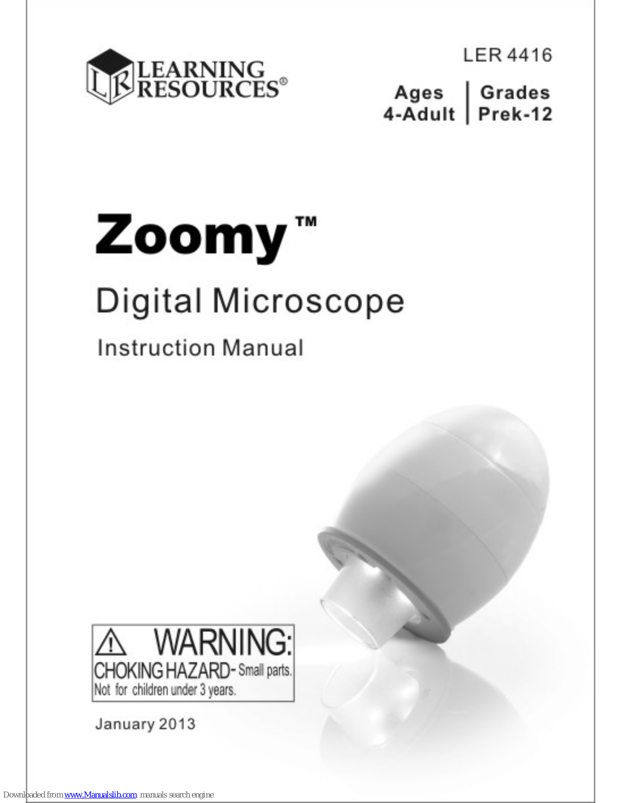 Learning Resources Zoomy Instruction Manual