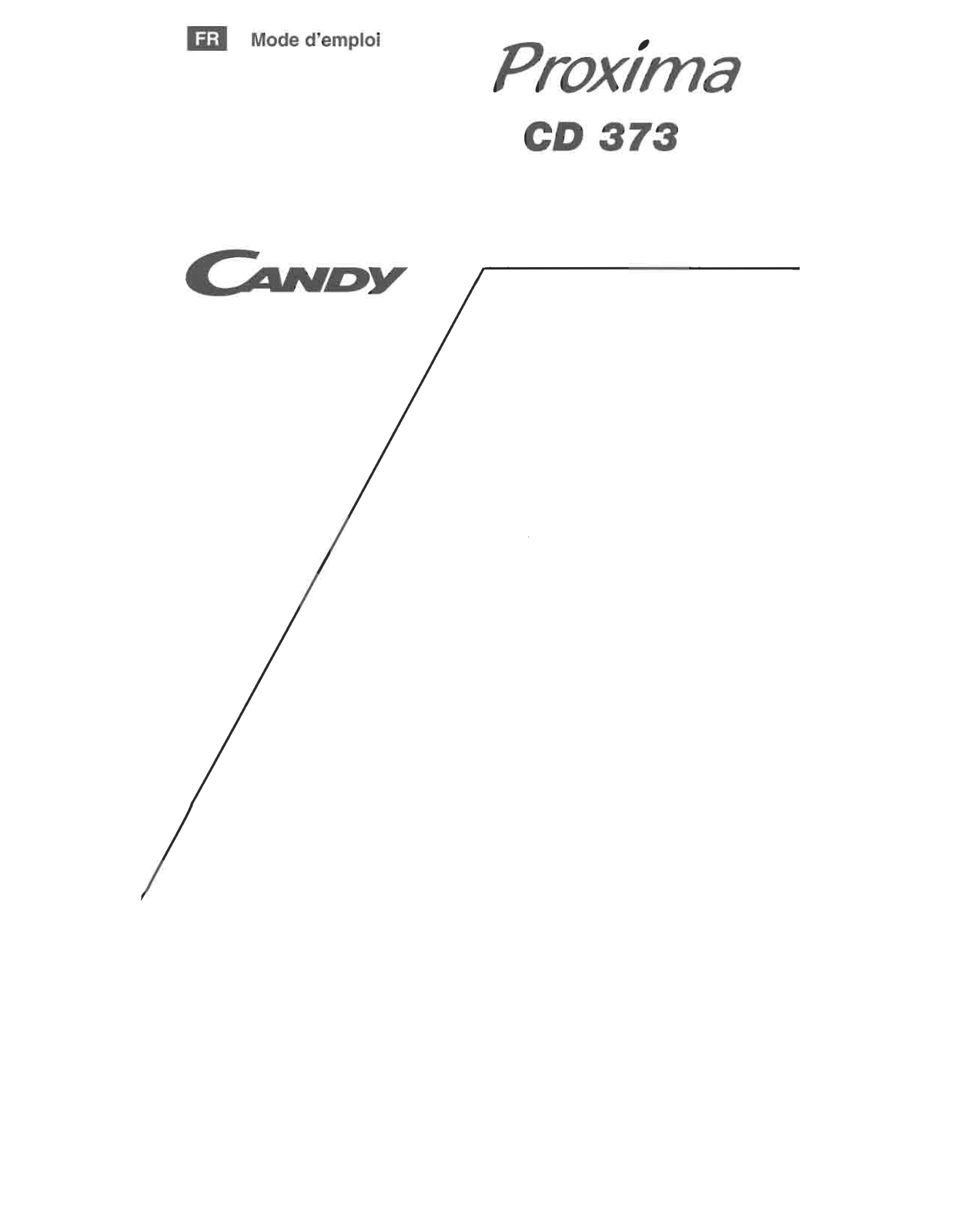 CANDY CD373 User Manual