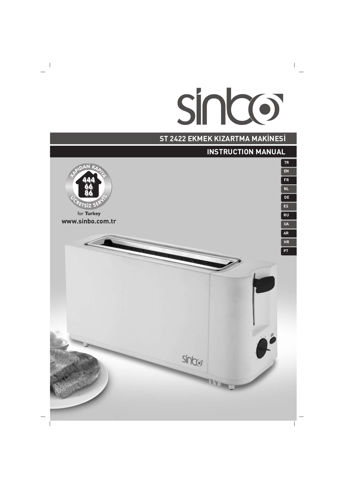 Sinbo ST 2422 User Manual