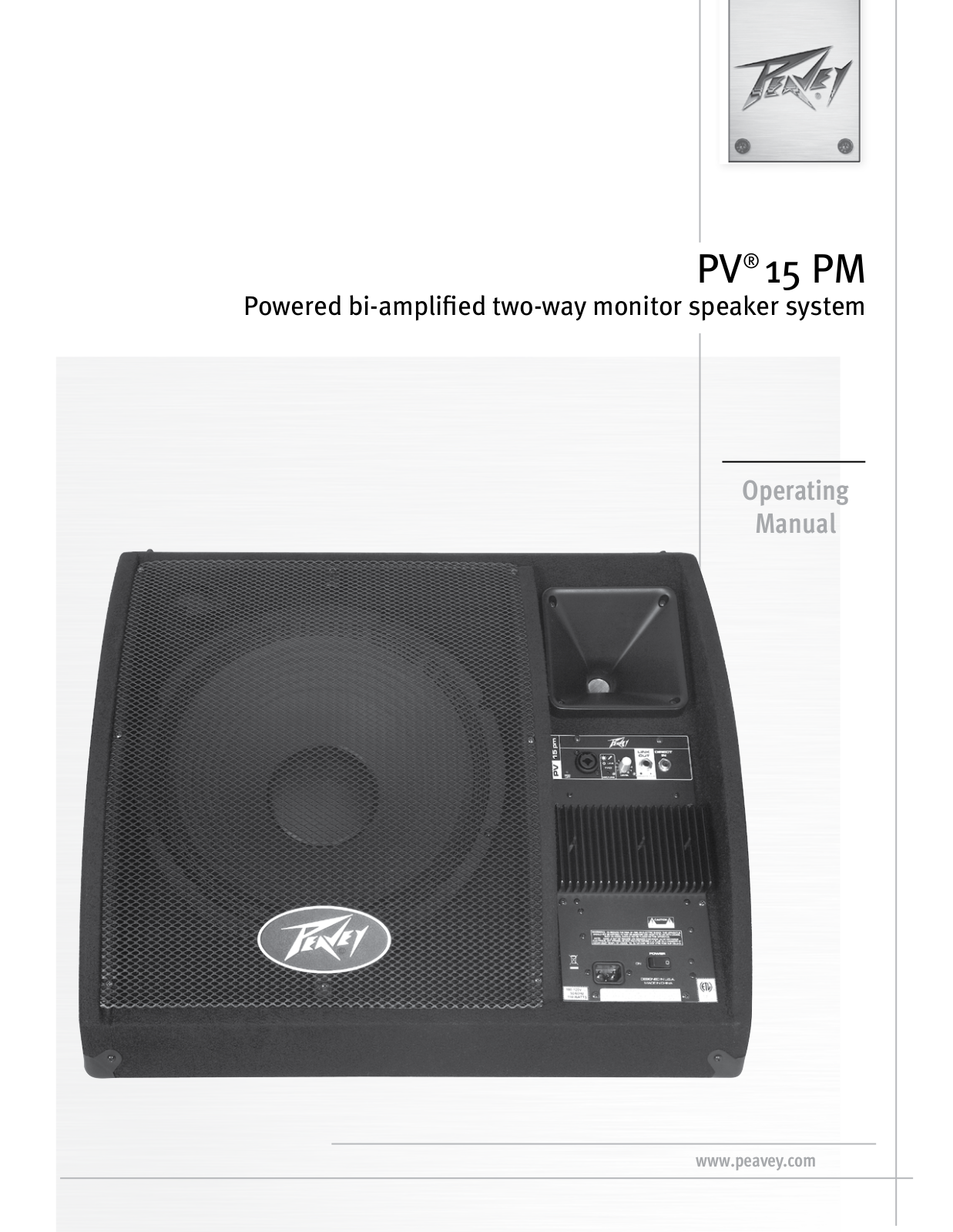 Peavey PV 15 PM User Manual