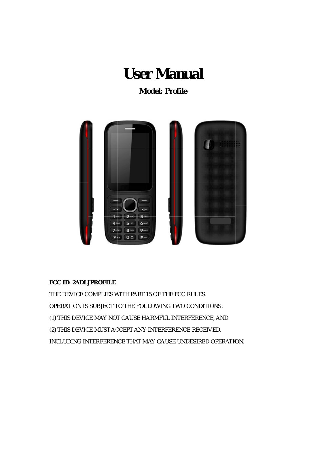 X Wireless PROFILE User Manual