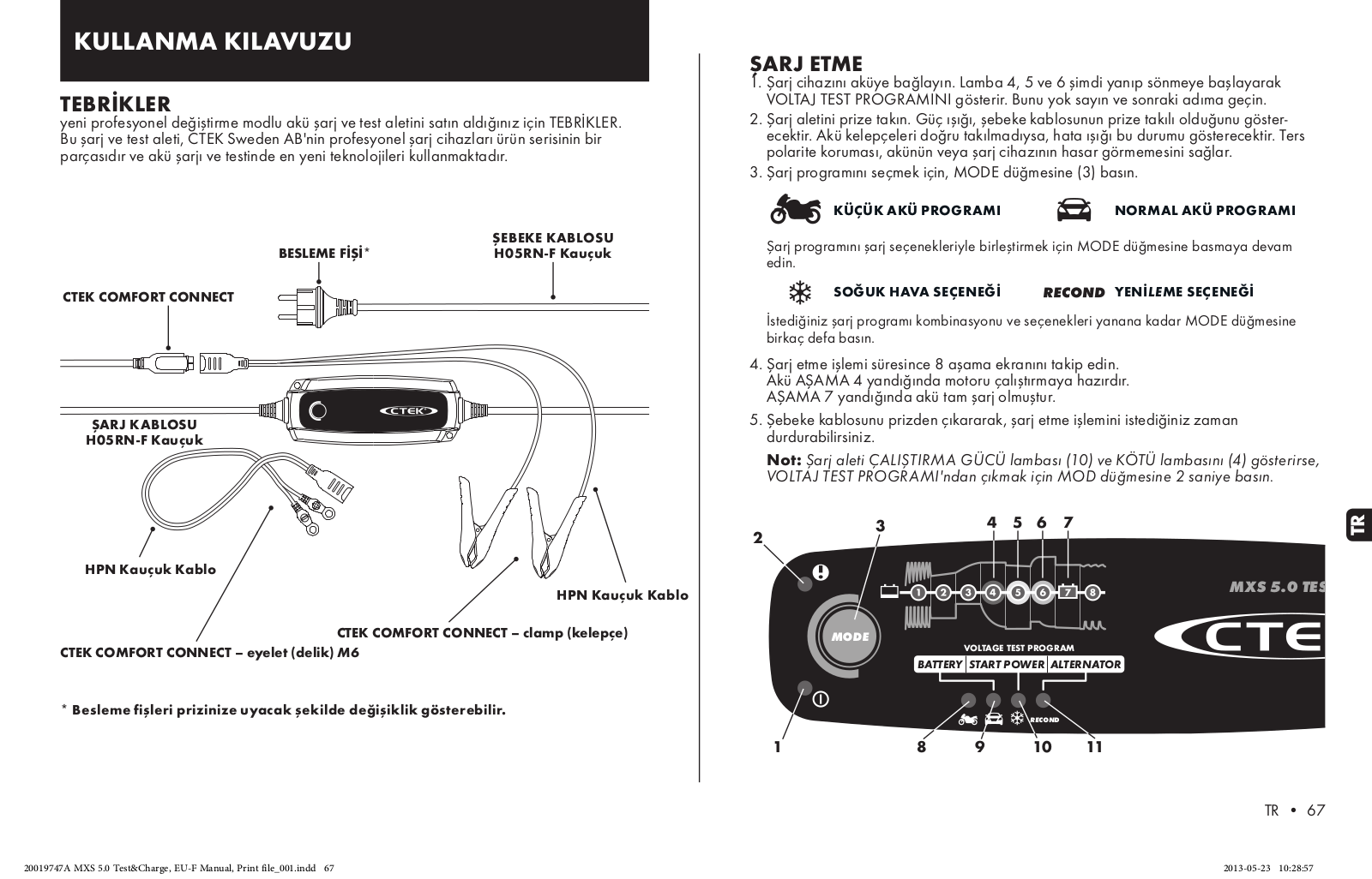 CTEK 1066 User guide