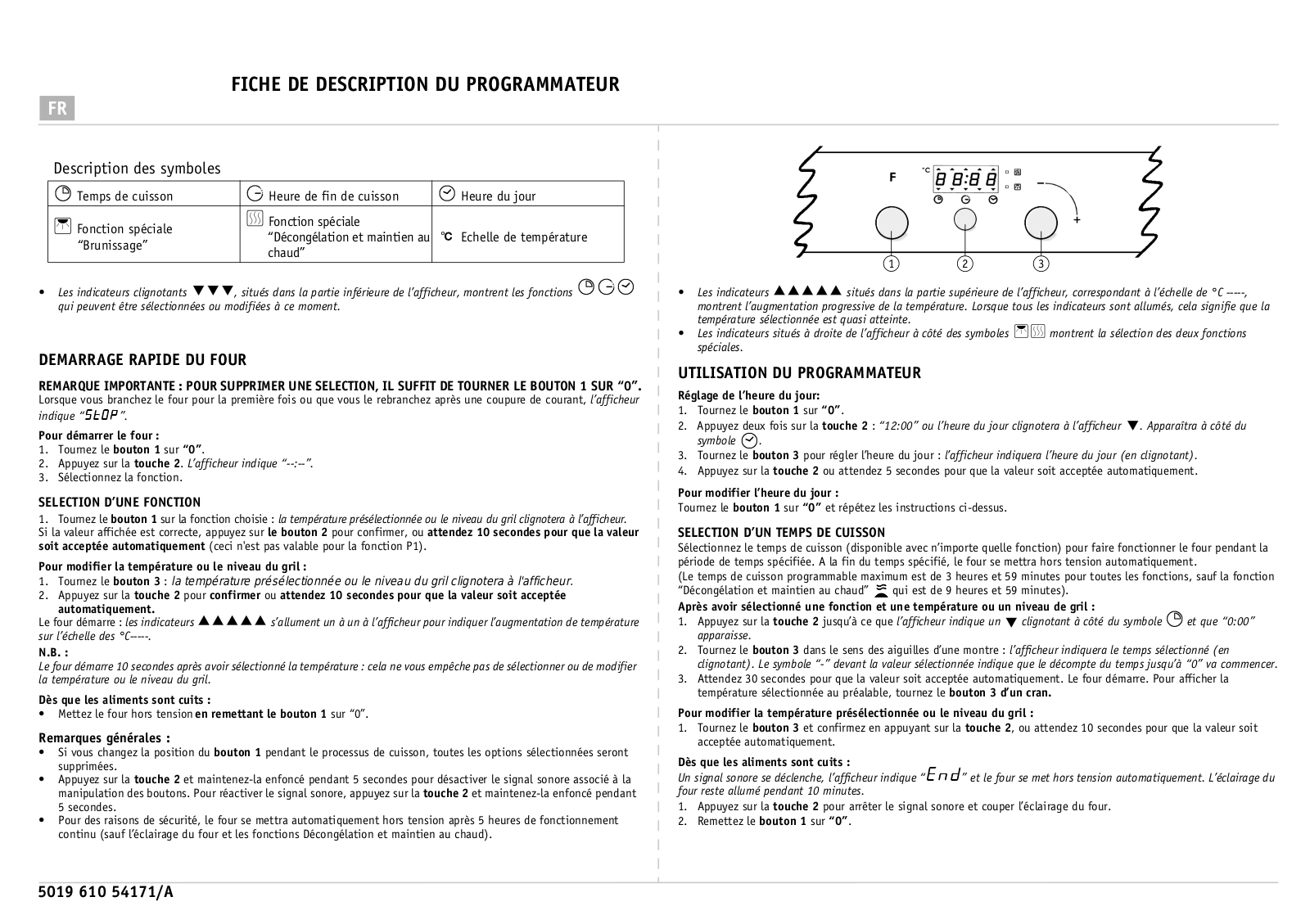 Whirlpool EMZD 5460/01 BR, AKZ 218 Instructions manual