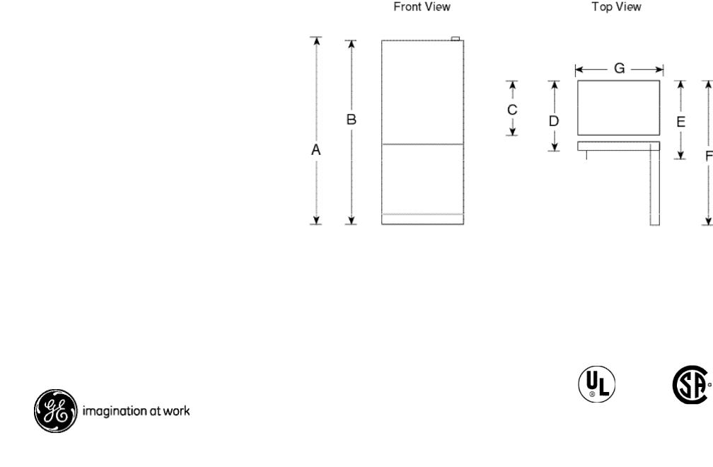 GE GDS20KBS Specification