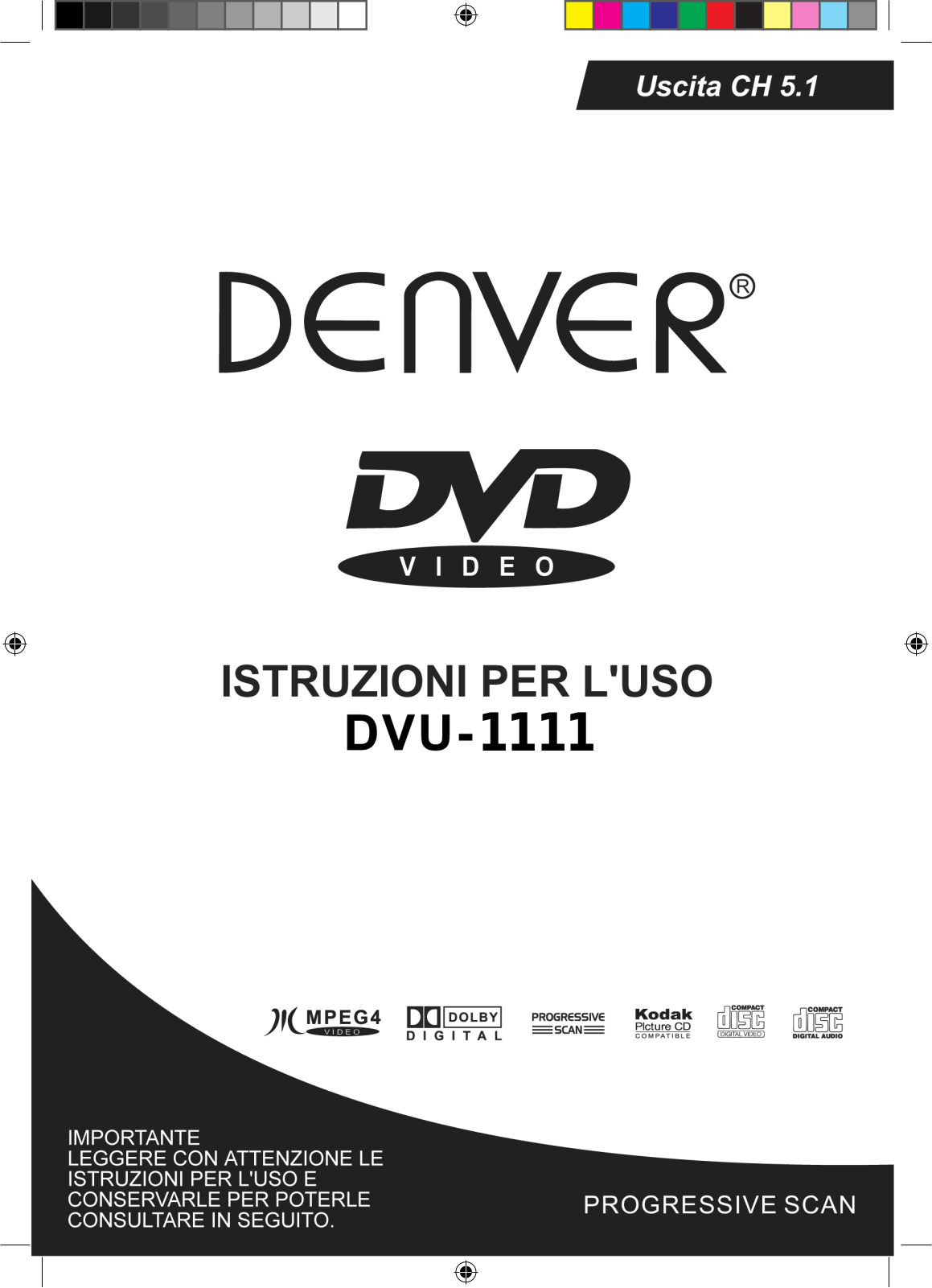 Denver DVU-1111 Instruction Manual