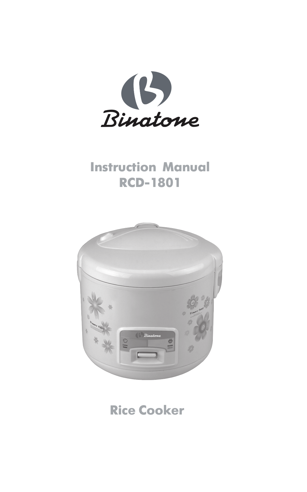 BINATONE RRCd-1801 User Manual