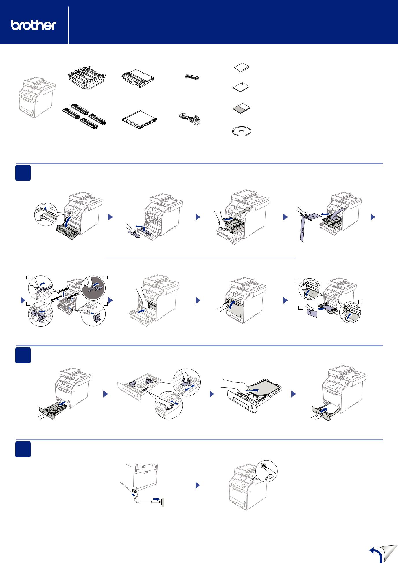 Brother DCP-L8400CDN, DCP-L8450CDW, MFC-L8600CDW, MFC-L8650CDW, MFC-L8850CDW Setup Guide