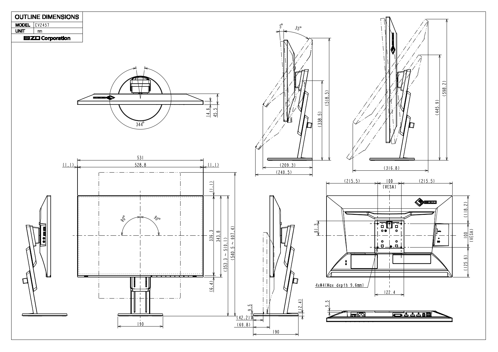 Eizo EV2457 User Manual