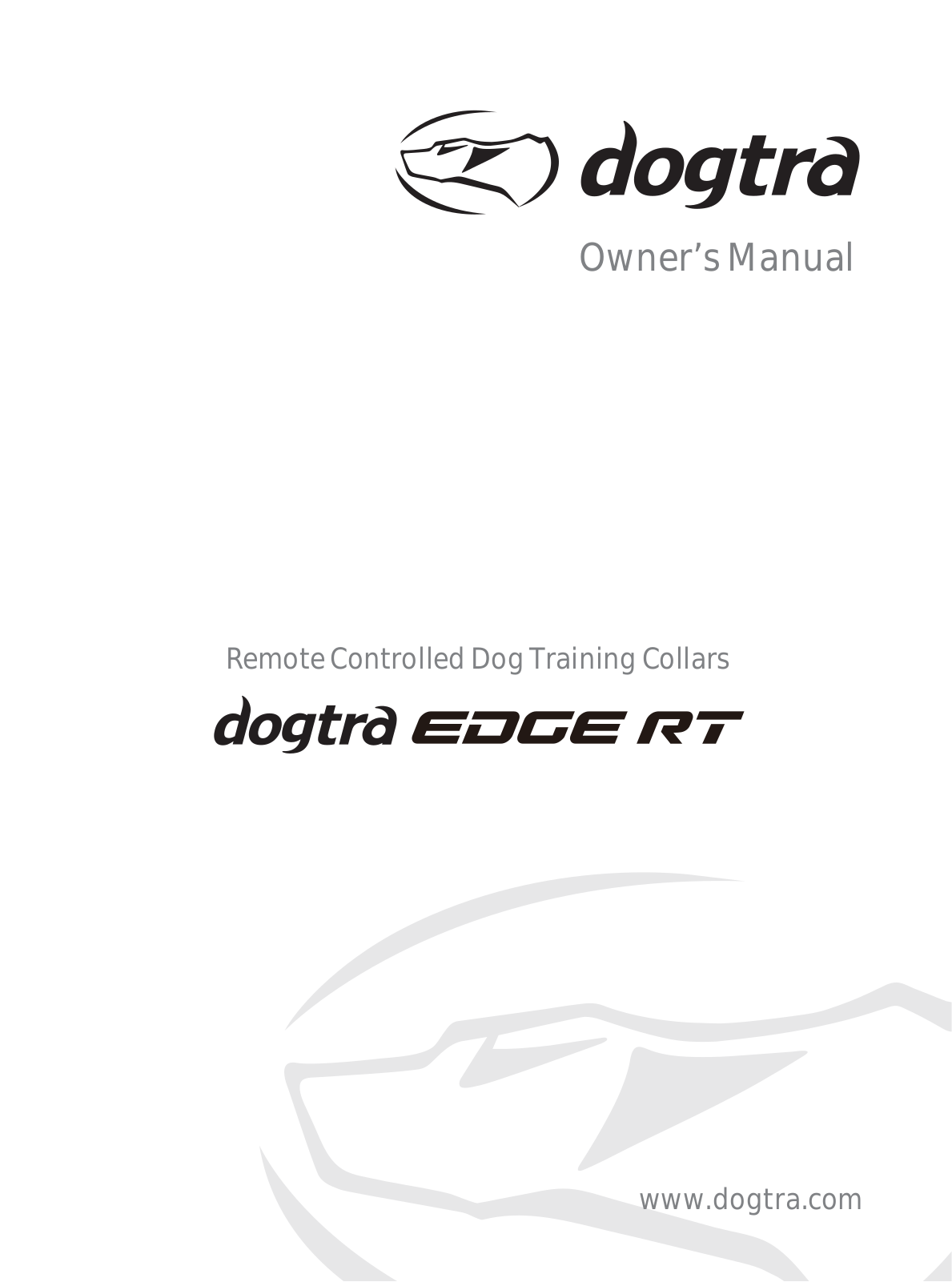 Dogtra EDGE RT Users Guide