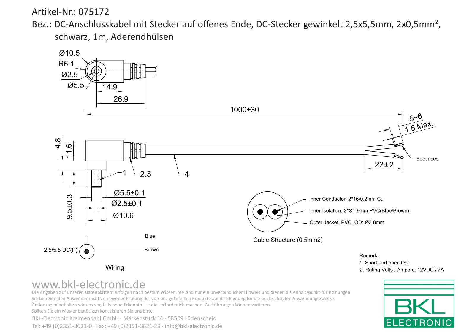 BKL BKL 075172 Datasheet - ManualMachine.com