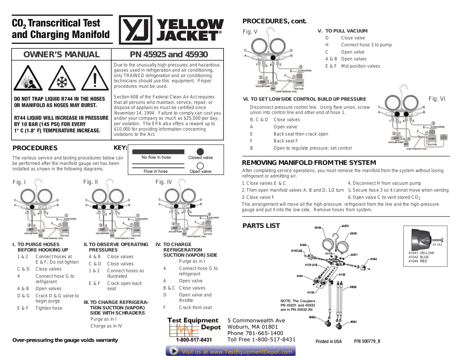 Yellow Jacket Yellow Jacket 45925 Manual - ManualMachine.com