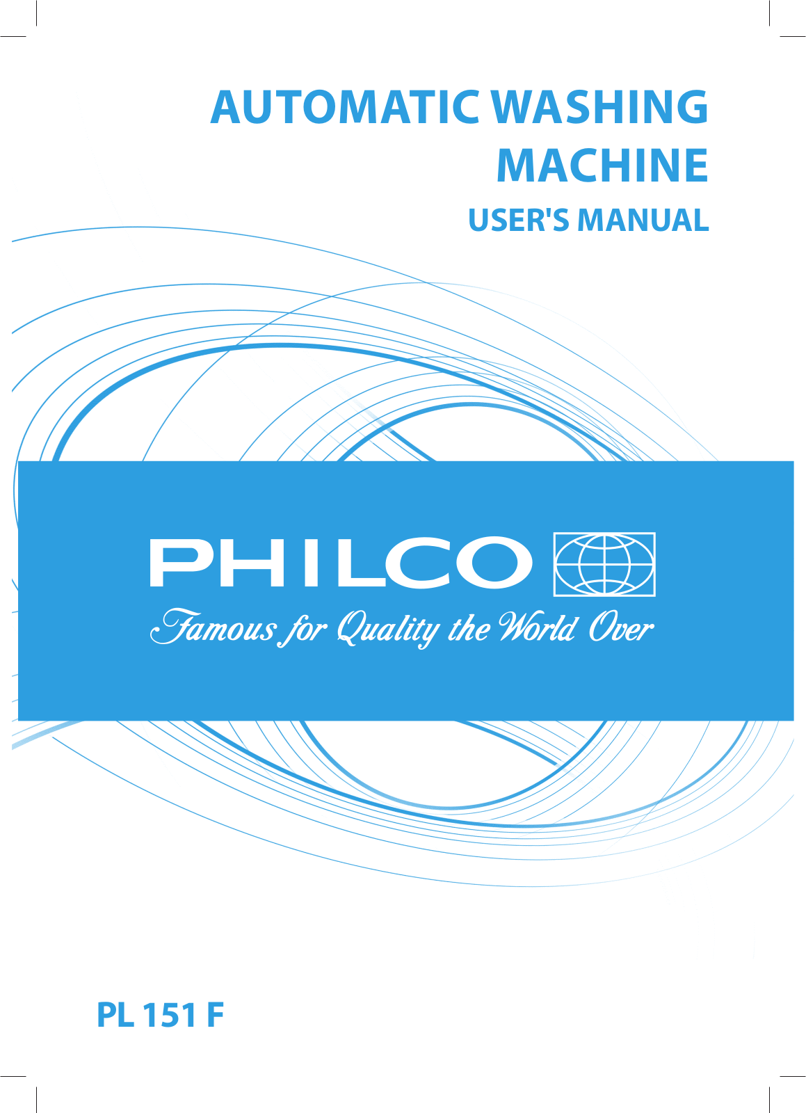 Philco PL 151 F User Manual