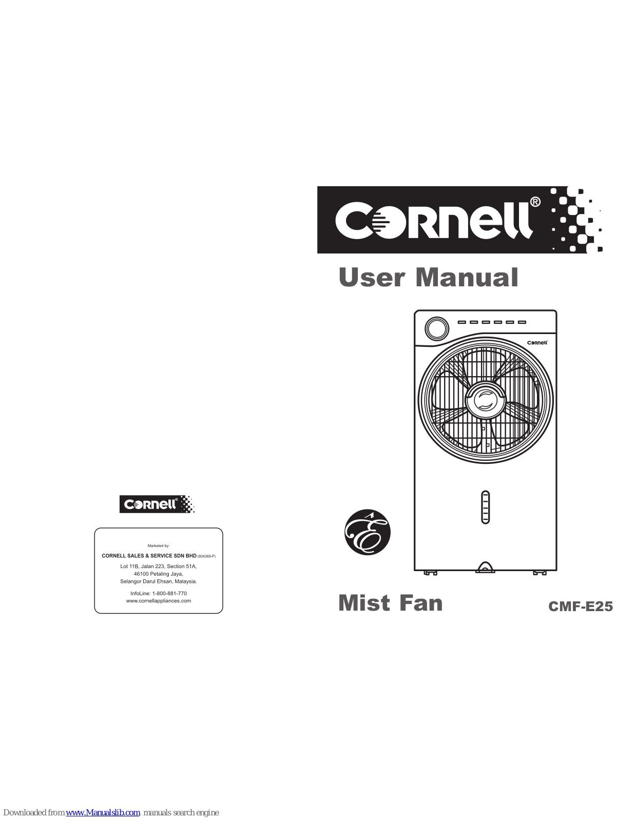 Cornell CMF-E25 User Manual - ManualMachine.com