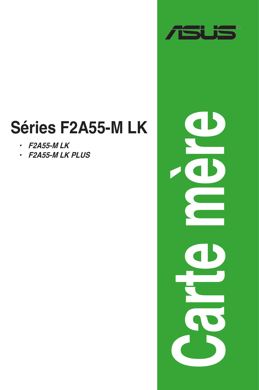 ASUS F2A55-M LK, F2A55-M LK PLUS, F7617 User Manual