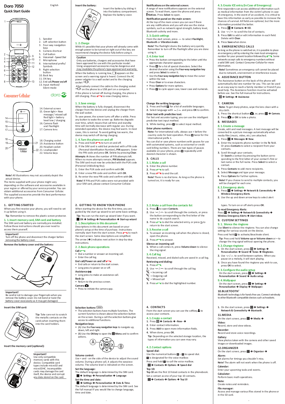 Doro DFC0180 Users Manual