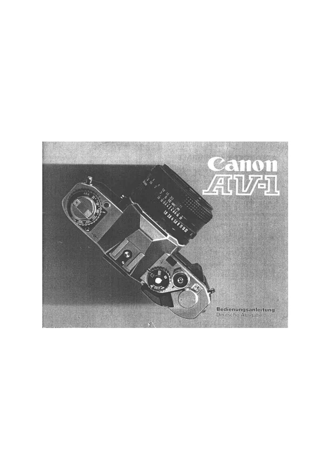 Canon AV-1 Instructions Manual