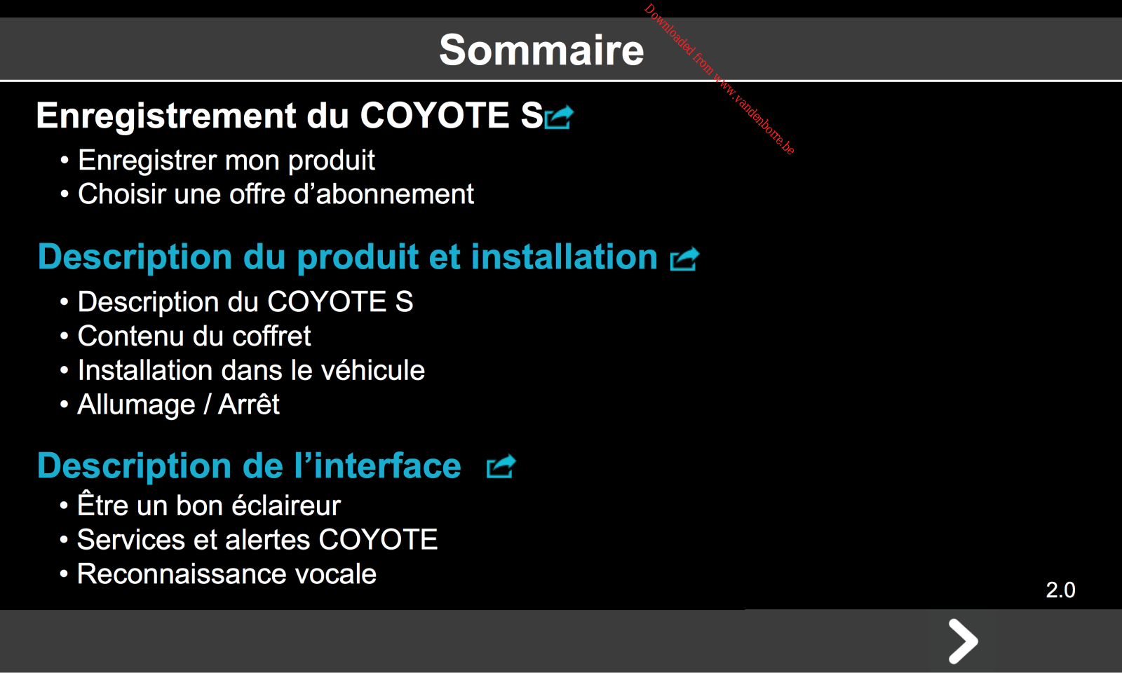 COYOTE S User Manual