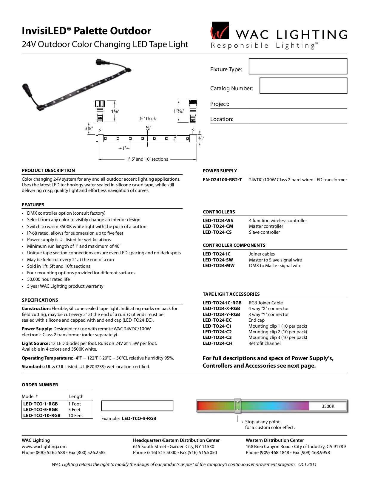 WAC Lighting WAC5121 Specifications - ManualMachine.com