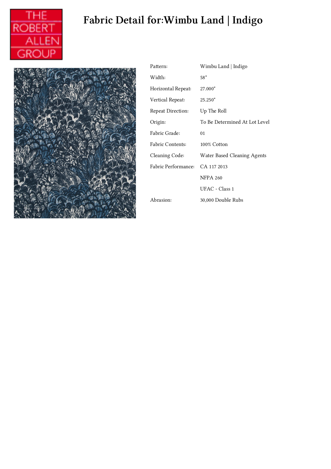 Robert Allen RALF1441 Specifications - ManualMachine.com