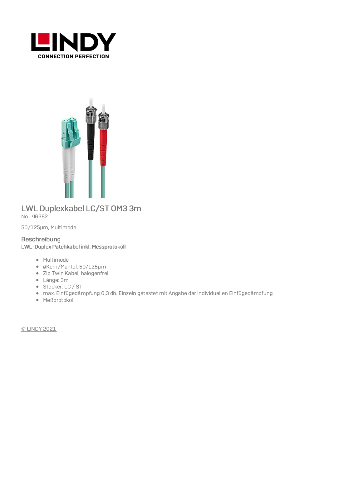 LINDY 46382 Datasheet - ManualMachine.com
