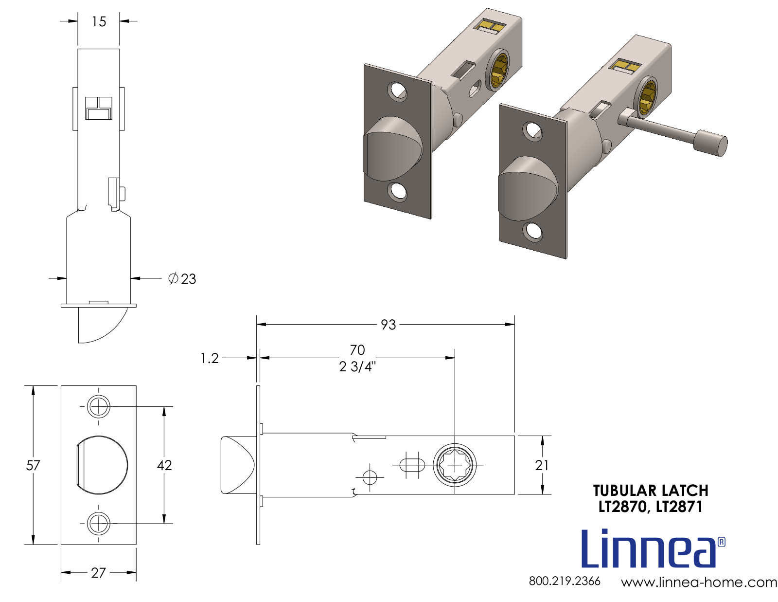Linnea LNNE8867 Dimensions - ManualMachine.com