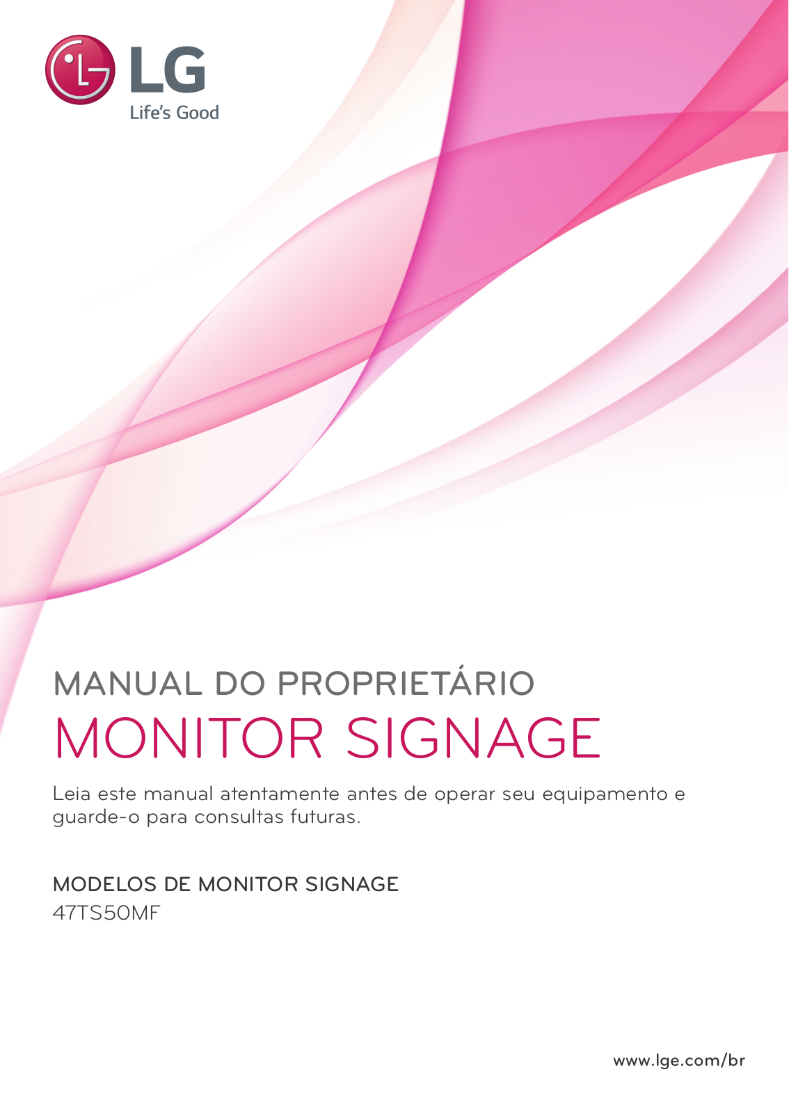 LG 47TS50MF-B User manual