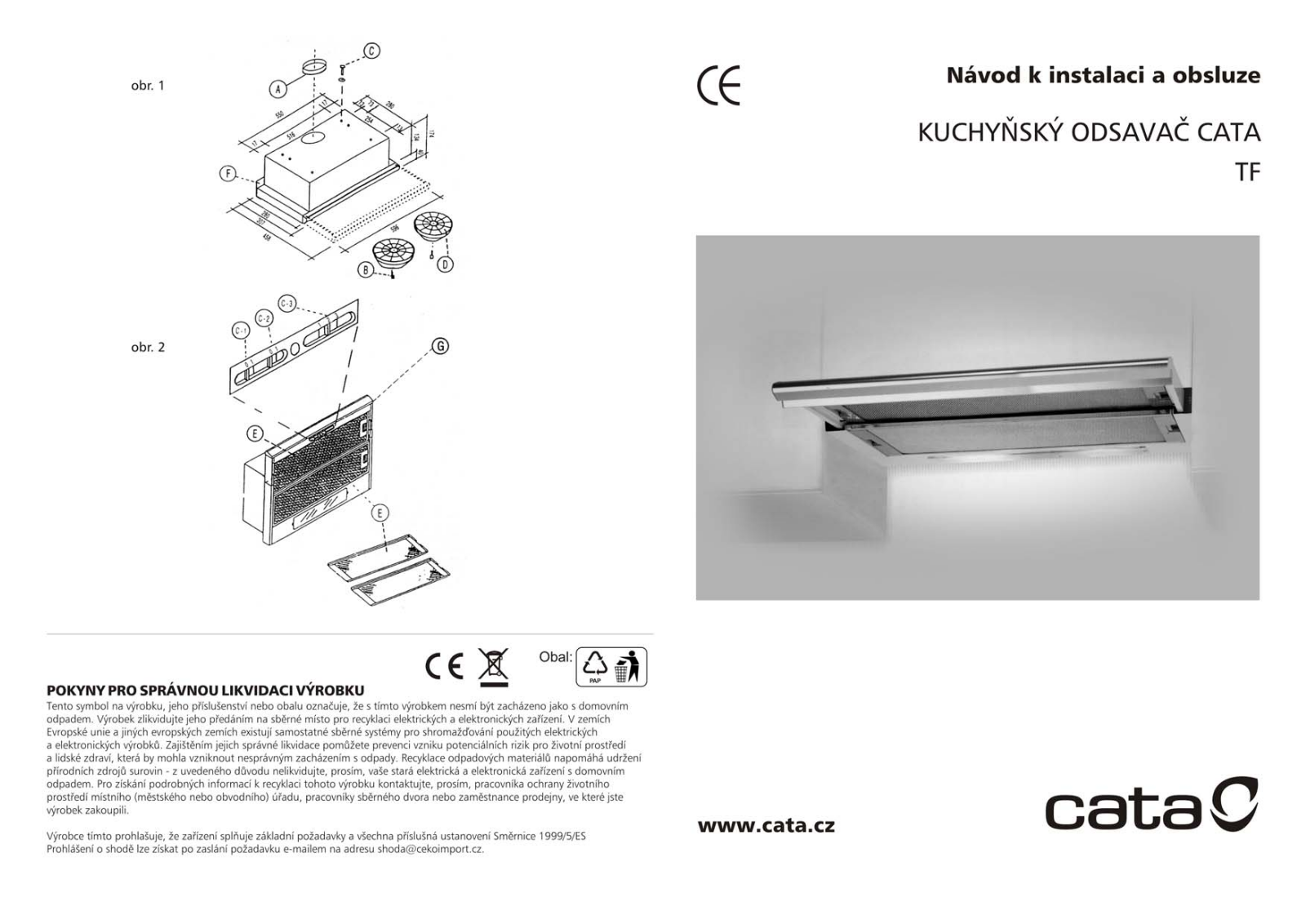 CATA TF 5260 User Manual