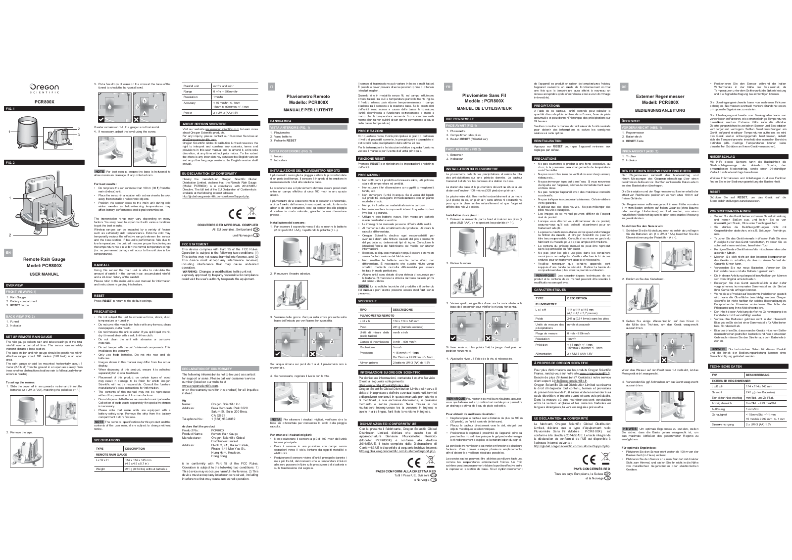 IDT Technology PCR800X 01 User Manual