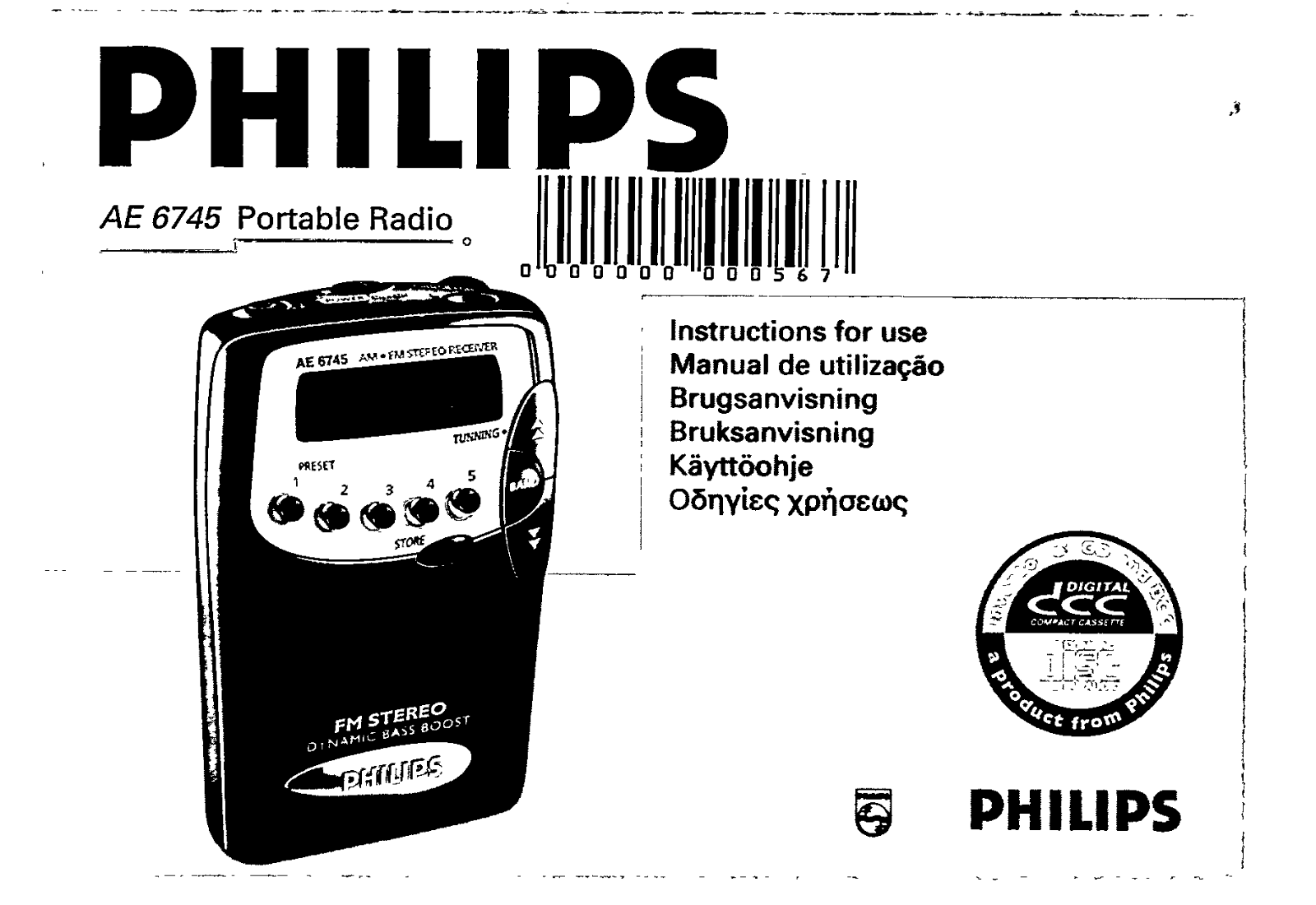 Philips AE6745/00 User Manual