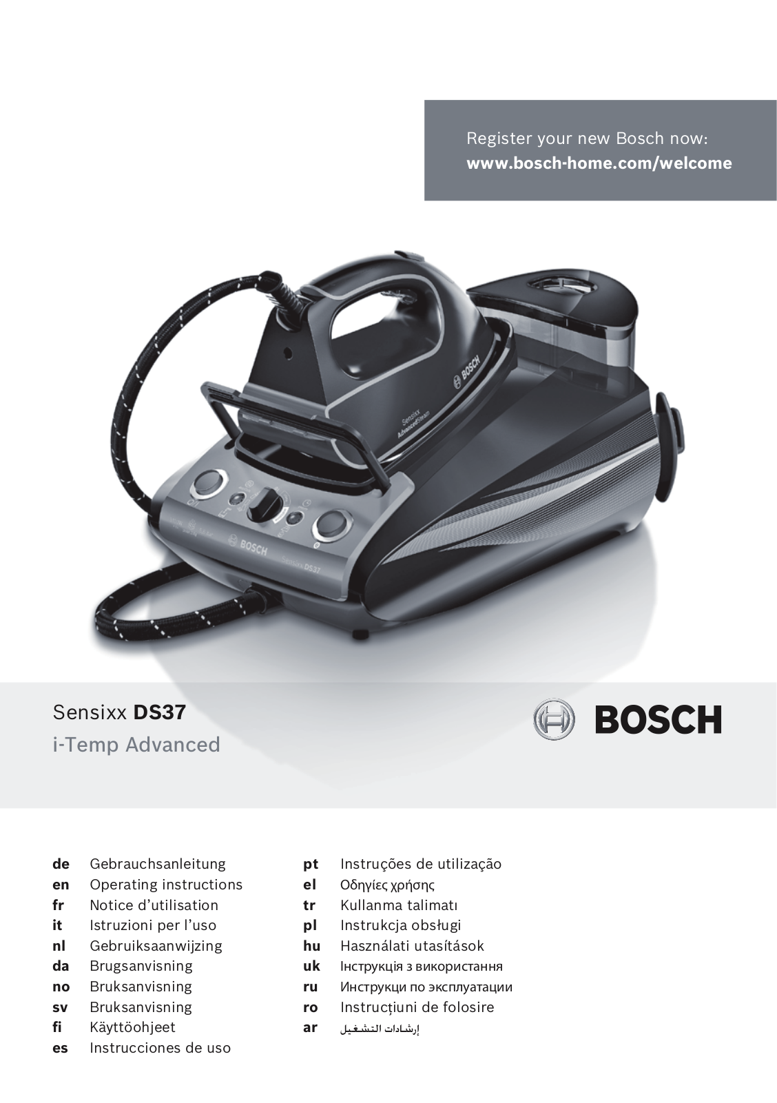 Bosch TDS 3715100 User manual