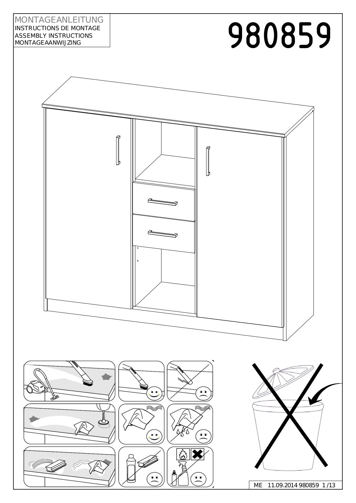 Wimex 980859 Assembly instructions