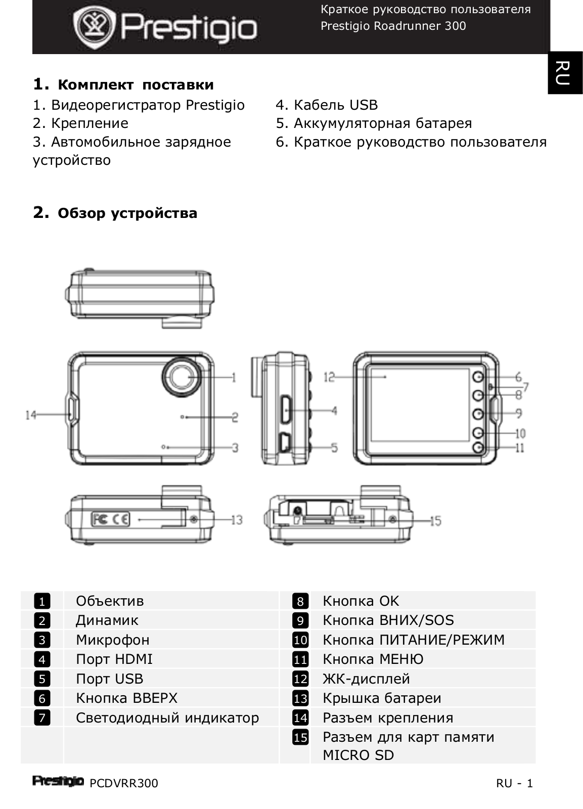 Prestigio Roadrunner 300 User manual