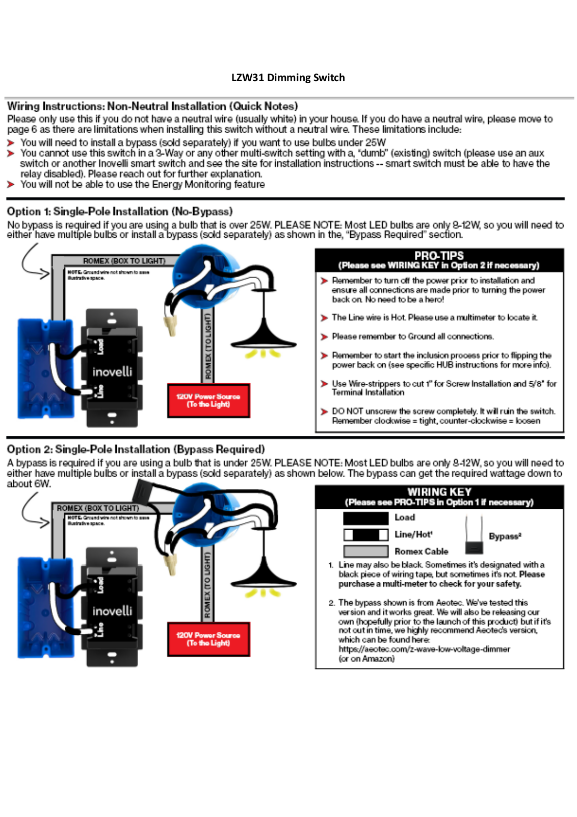 Leedarson Lighting LZW31 Users Manual