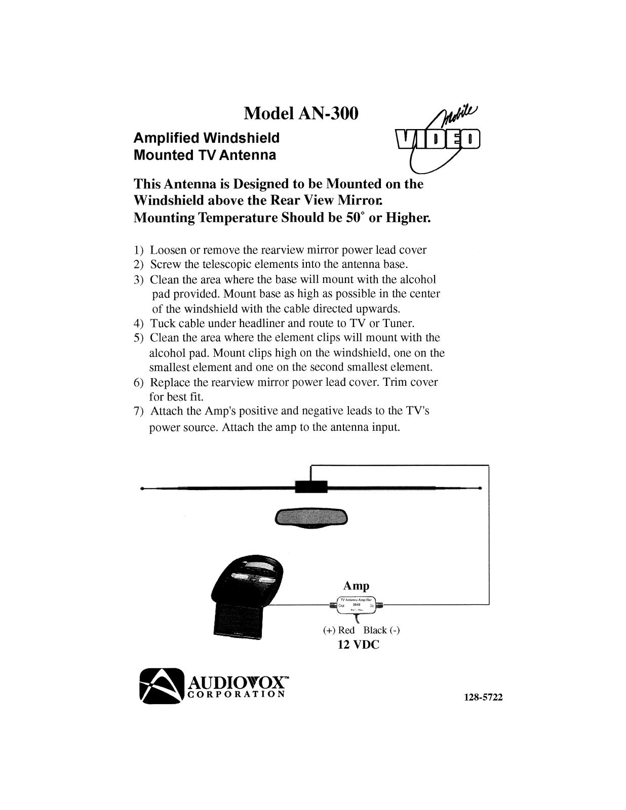 Audiovox AN300 User Guide