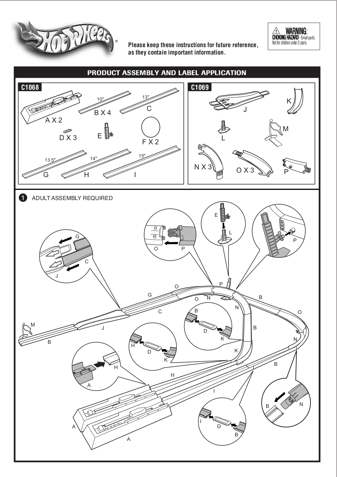 Fisher-Price B9228 Instruction Sheet