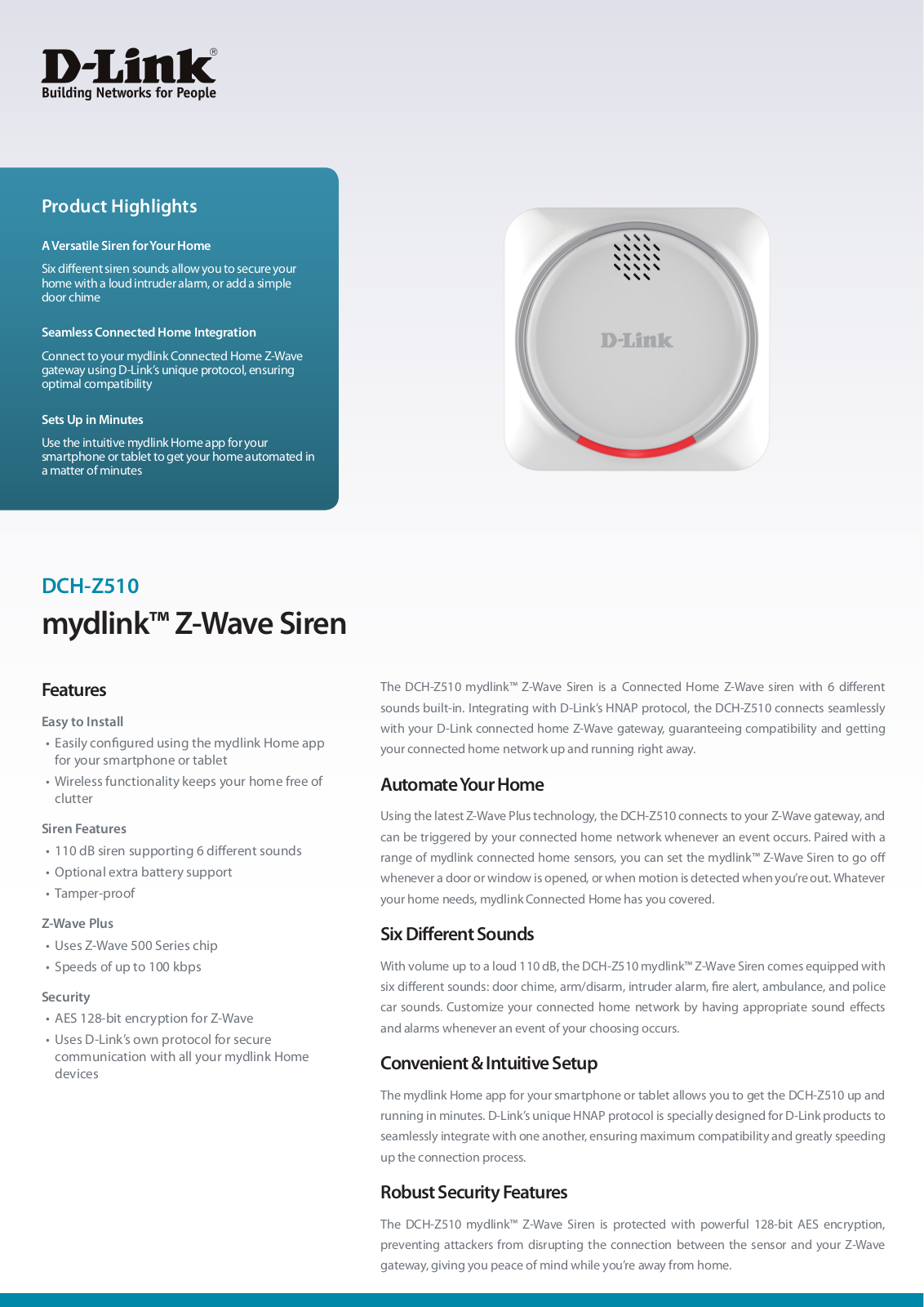 D-Link DCH-Z510 User Manual