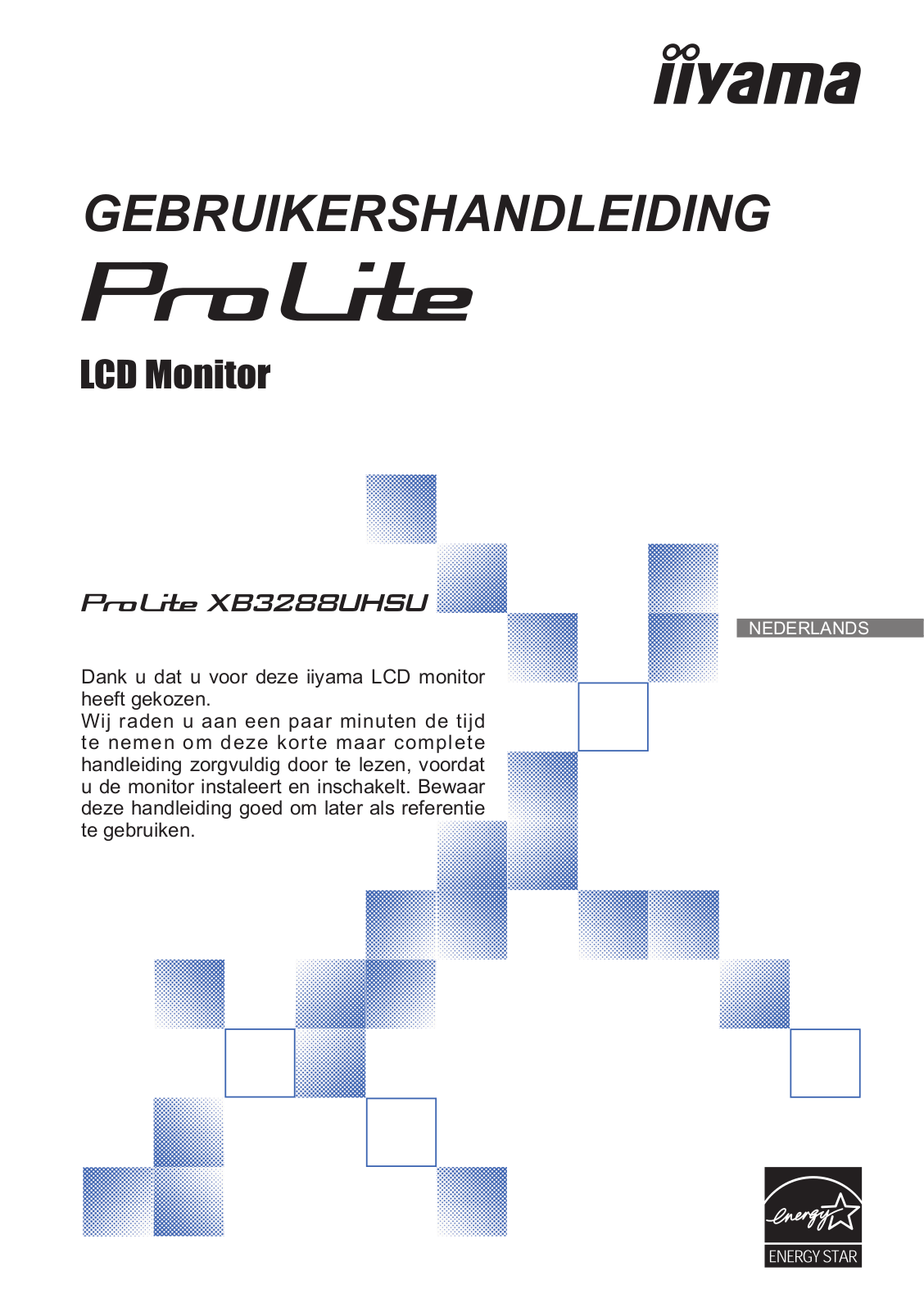 iiyama XB3288UHSU-B1 User manual