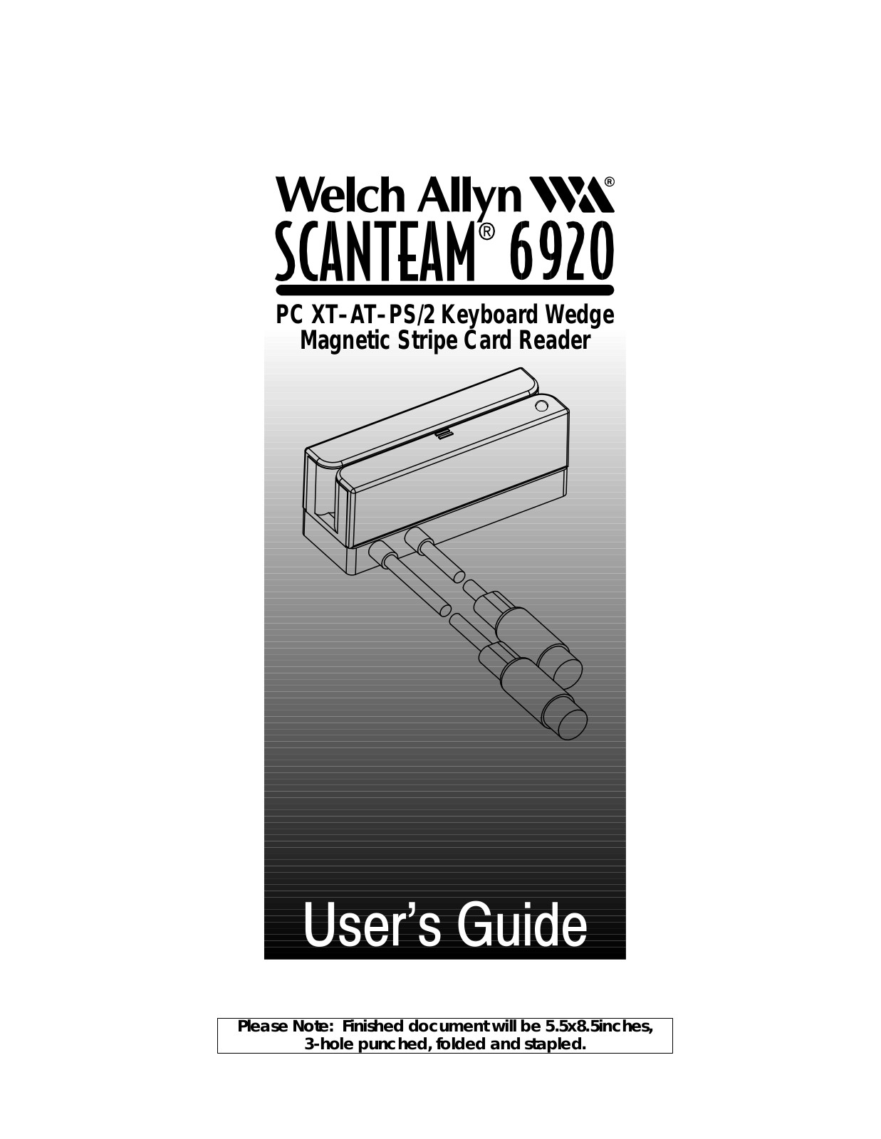 Welch Allyn Medical Diagnostic Equipment 6920 User Manual