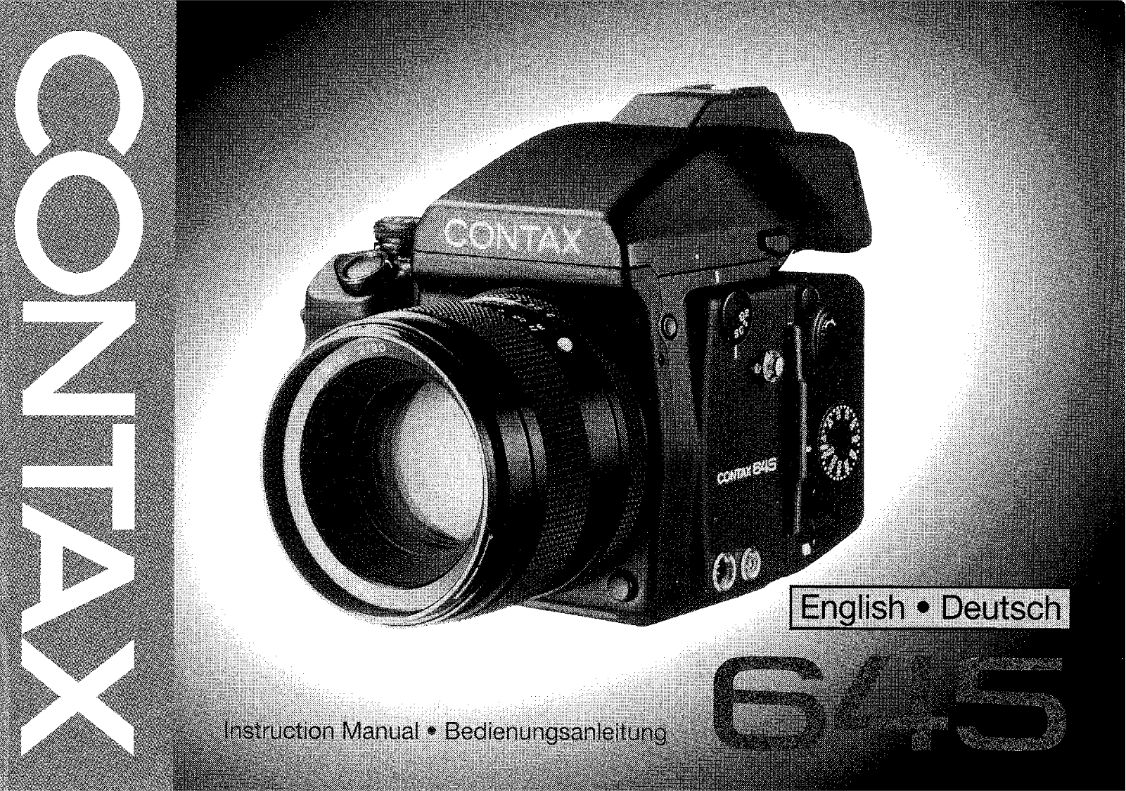 Contax 645 User Manual