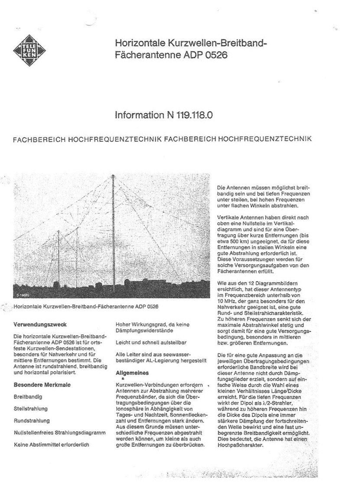 Telefunken ADP 0526 Datasheet