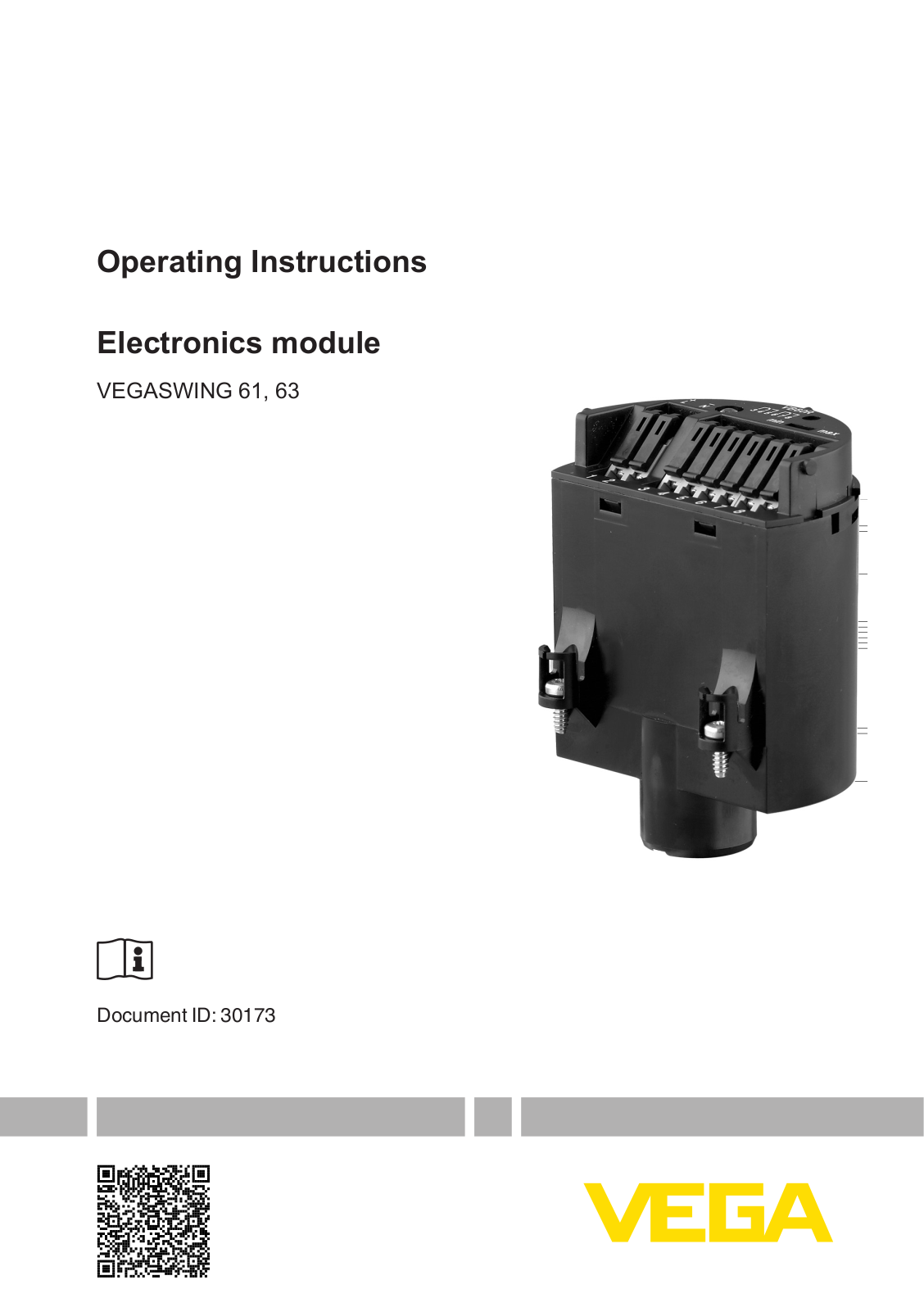 VEGA SWING63 User Manual