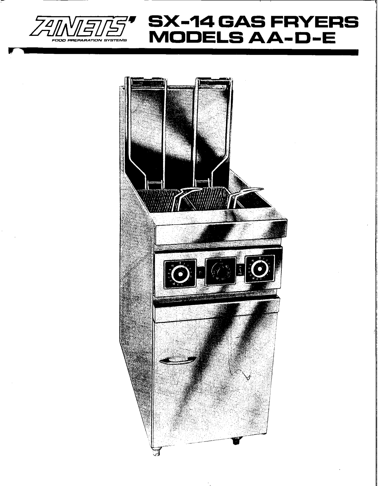 Anets SX-14 Parts List